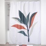 Κουρτίνα μπάνιου 180x200cm polyester Eurocasa