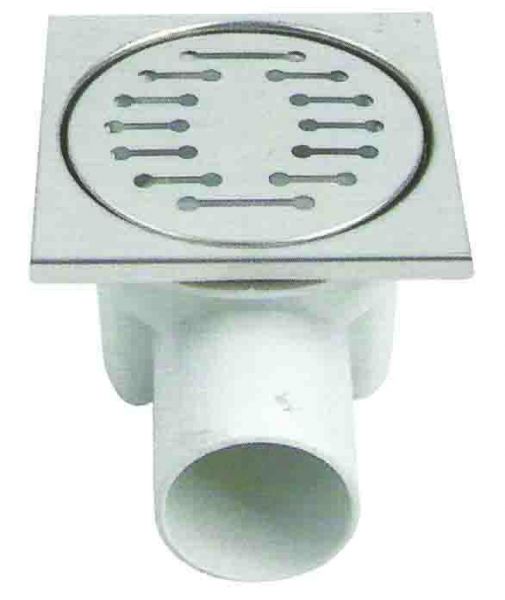 14-1010 KARE - ΣΙΦΩΝΙ ST/ST 201 + ΠΛΑΣΤΙΚΟ 10x10cm - Image 1