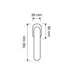 Ιταλική Vintage Λαβή Παραθύρου Liberty French gold 079 - Image 2