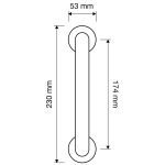 Ιταλική Vintage Λαβή Liberty French gold 080 - Image 2