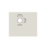 Ιταλικό Επίχρυσο Σταθερό Πόμολο Flory με Swarovski® crystals 058 - Image 2