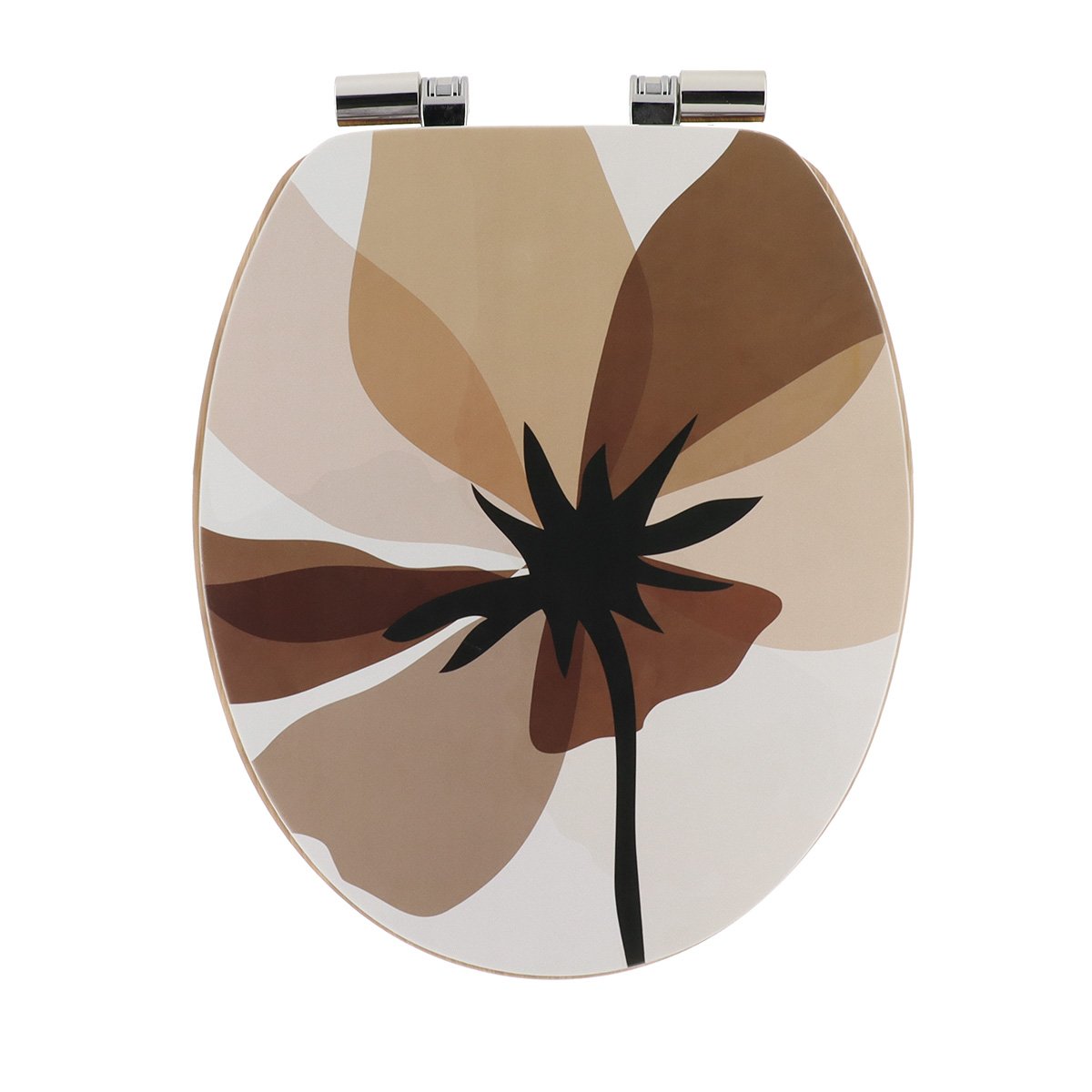 4112777 Κάλυμμα λεκάνης mdf soft close με ανοξείδωτους μεντεσέδες 37,5 χ 46 cm Eurocasa - Image 1