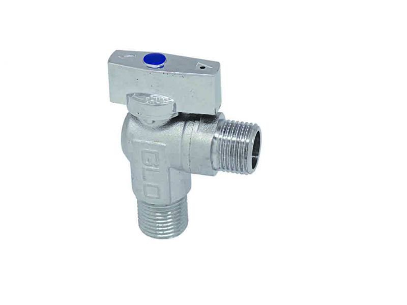 51-0503 GLO - ΔΙΑΚΟΠΤΗΣ ΣΦΑΙΡΙΚΟΣ ΓΩΝΙΑΚΟΣ 1/2"x1/2" 190ΓΡΑΜ - Image 1