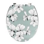 Κάλυμμα λεκάνης mdf με ανοξείδωτους μεντεσέδες 37,50χ46cm Eurocasa