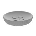 Σαπουνοθήκη polyresin 11x11x2,5 cm Eurocasa ( set 6043-6042-6041)