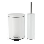 Σετ καλάθι μπάνιου 3 λίτρα soft close με πιγκάλ 24χ26 cm Eurocasa