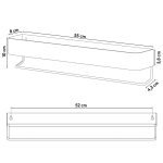 Brix white large ράφι + κρεμάστρα Sealskin - Image 5