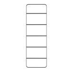 Brix black σκάλα κρεμάστρα επιδαπέδια Sealskin - Image 2