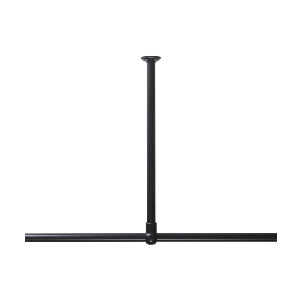 8720605753287_1 60 Ø 28 mm black στήριγμα οροφής για βραχίονα μπάνιου γωνιακό Sealskin - Image 1