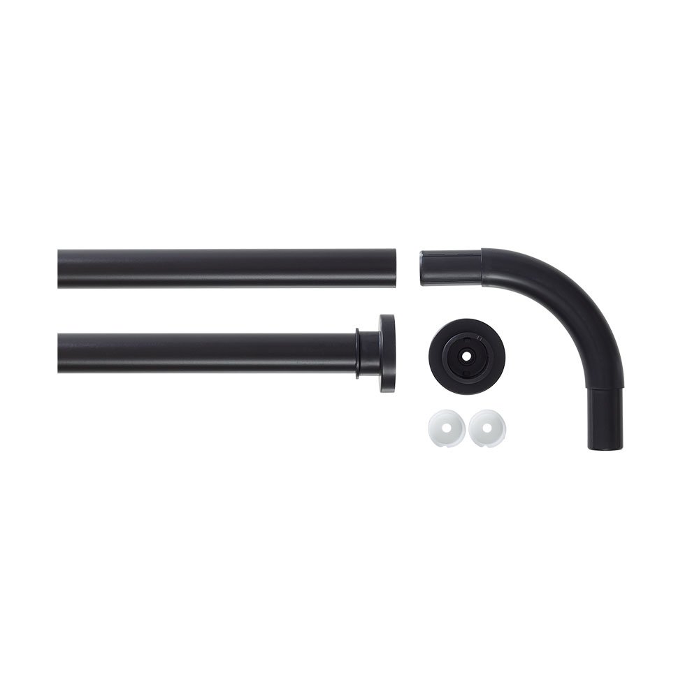 8720605753294_3 90x90 Ø 28 mm black βραχίονας μπάνιου γωνιακός Sealskin - Image 1