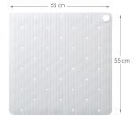 Ribb Αντιολισθητικό Πατάκι 55x55cm White with Black Hook Sealskin - Image 3