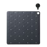 Ribb Αντιολισθητικό Πατάκι 55x55cm Anthracite with Black Hook Sealskin