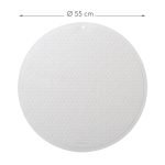 Rubelle Αντιολισθητικό Πατάκι Φ55cm White Sealskin - Image 3