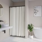 Cosima 120x200 salmon κουρτίνα μπάνιου πλαστική Sealskin - Image 2