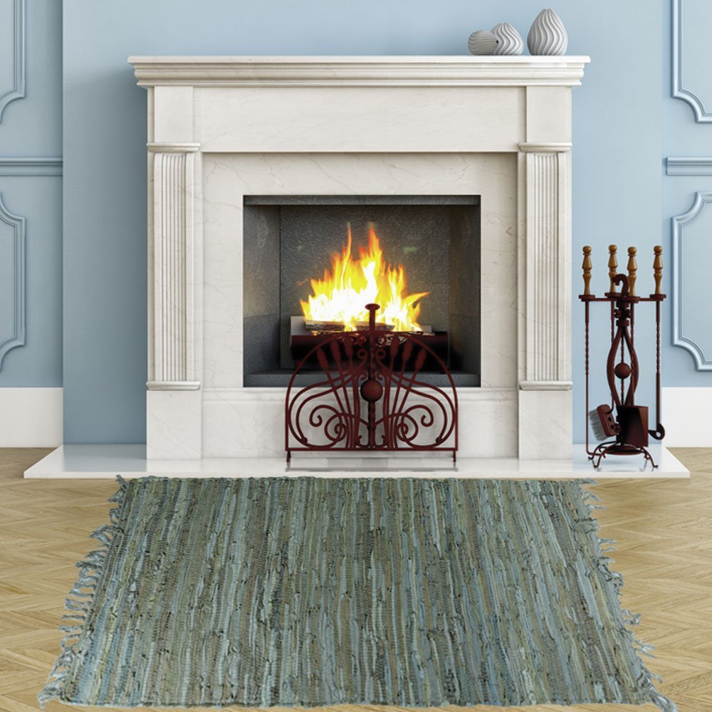 Leather-Rug-Cut-Shuttle-Embrime-16-70x140-1-1 Δερμάτινο χαλάκι SL8530-4 60X90 - Image 1