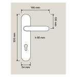 Ιταλικό Επίχρυσο Πόμολο με πλάκα Flory με Swarovski® crystals 059 - Image 2