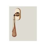 Ιταλική Επίχρυση Λαβή Παραθύρου Feeling με Swarovski® crystals 045