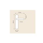 Ιταλικό Vintage Πόμολο Arcadia Μπρονζέ Ματ με Πλάκα 022 - Image 3