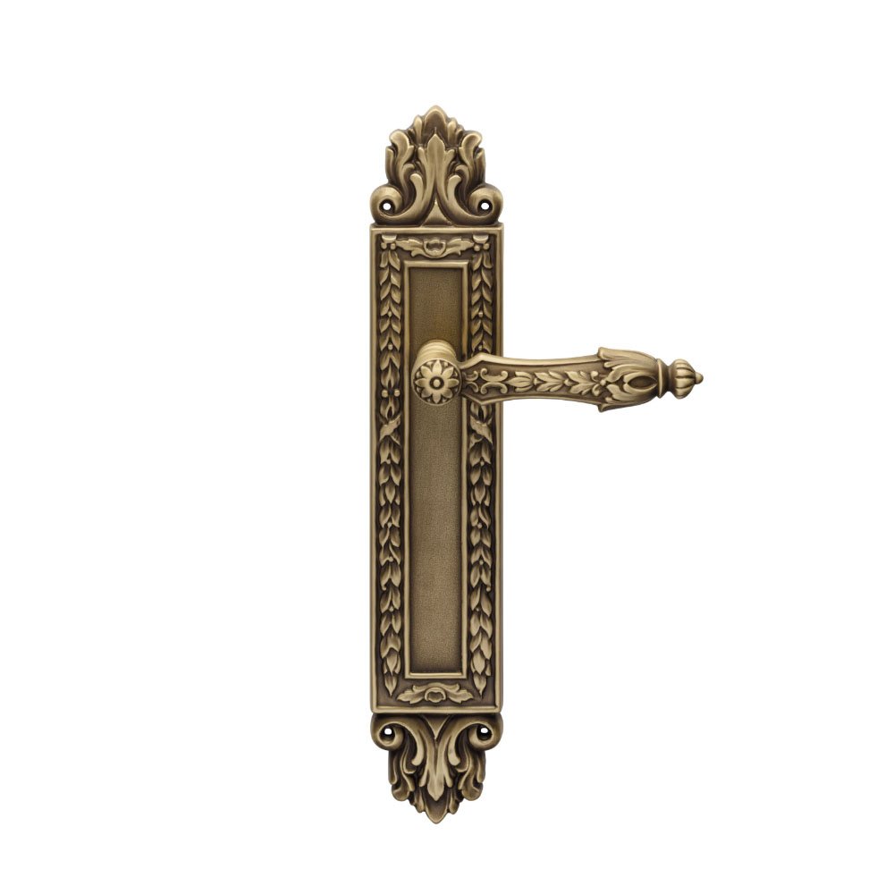 arcadiadett Ιταλικό Vintage Πόμολο Arcadia Μπρονζέ Ματ με Πλάκα 022 - Image 1