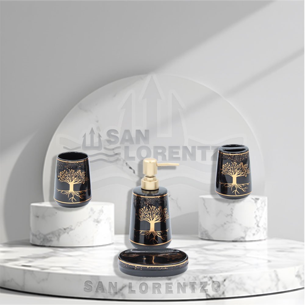 bathroom-accessory-set-sl8539-4pcs-8539-1 ΣΕΤ ΜΠΑΝΙΟΥ 4ΤΕΜ SL8538-2 - Image 1