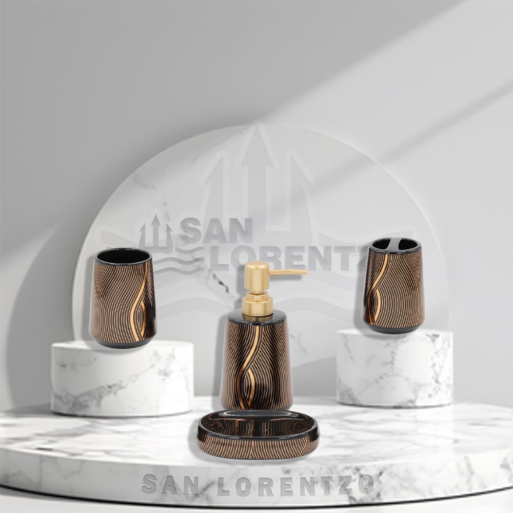 bathroom-accessory-set-sl8542-4pcs-8542-1 ΣΕΤ ΜΠΑΝΙΟΥ 4ΤΕΜ SL8541-2 - Image 1