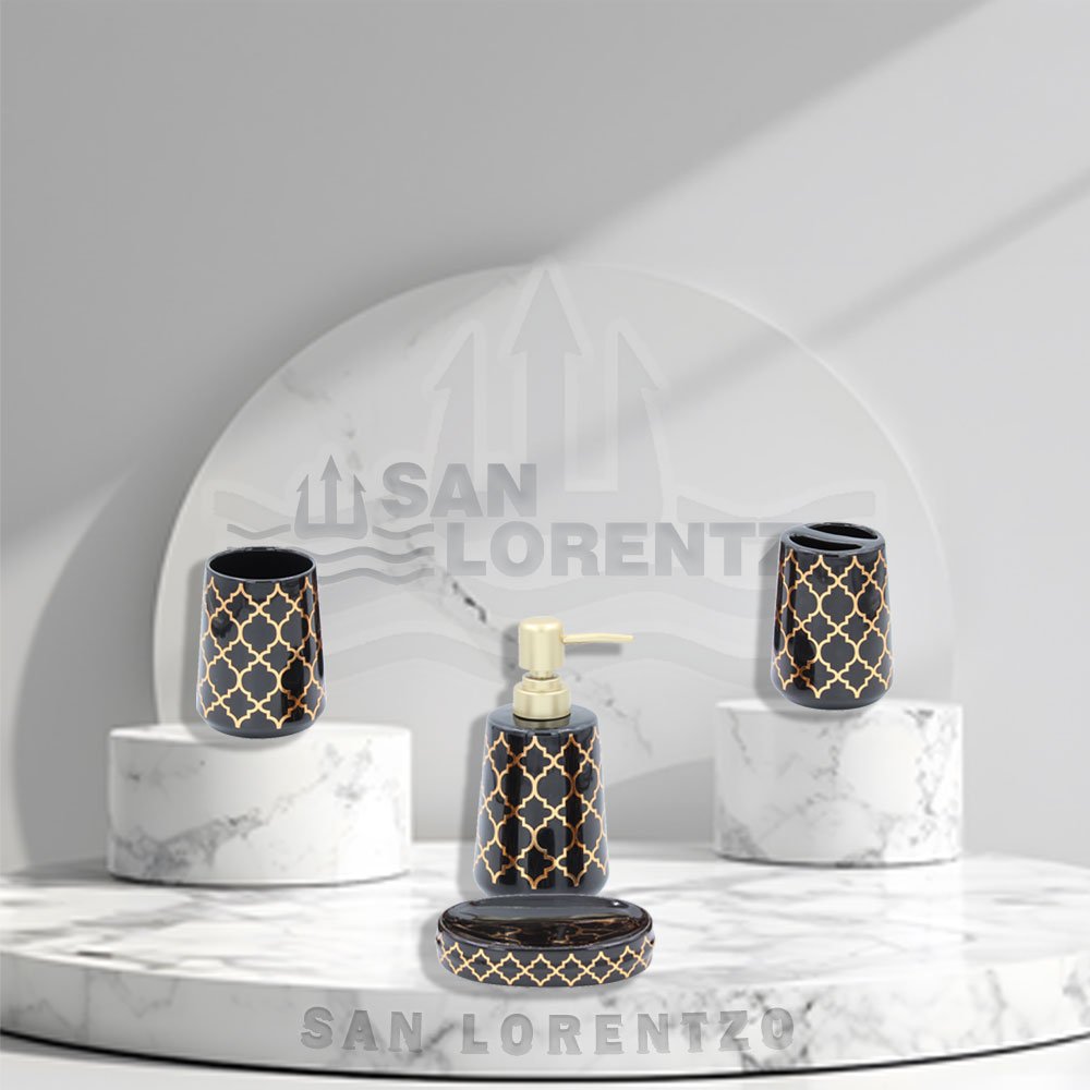 bathroom-accessory-set-sl8546-4pcs-8546-1 ΣΕΤ ΜΠΑΝΙΟΥ 4ΤΕΜ SL8546 - Image 1
