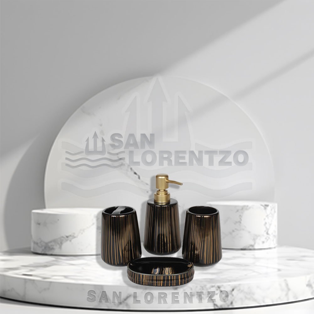 bathroom-accessory-set-sl8550-4pcs-8550-1 ΣΕΤ ΜΠΑΝΙΟΥ 4ΤΕΜ SL8550 - Image 1