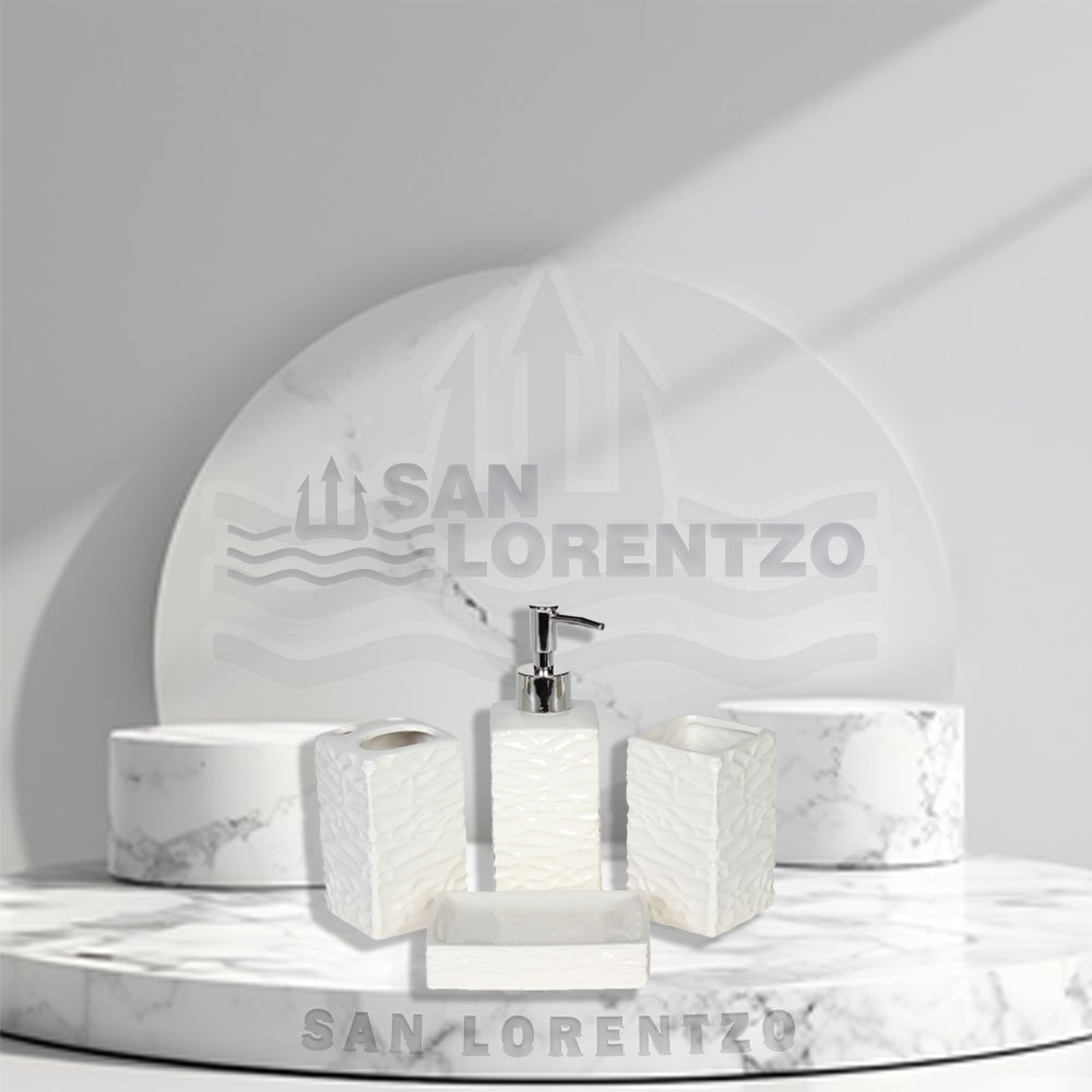 bathroom-accessory-set-sl8552-4pcs-8552-1 ΣΕΤ ΜΠΑΝΙΟΥ 4ΤΕΜ SL8552-1 - Image 1