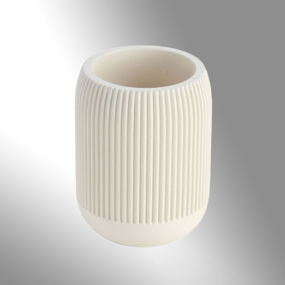 brushholder-polyester-ecru-7332ecru ΠΟΤΗΡΟΘΗΚΗ ΠΟΛΥΕΣΤΕΡΙΚΟ SL7331 ΕΚΡΟΥ - Image 1