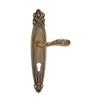 Ιταλικό Vintage Πόμολο Arte Μπρονζέ Ματ με Πλάκα 029