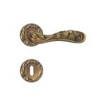 Ιταλικό Vintage Πόμολο Arte Επίχρυσο με ροζέτα 027