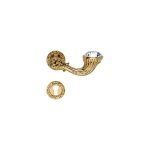 Ιταλικό Επίχρυσο Πόμολο με ροζέτα Brilliant Diamond με Swarovski® crystals 028