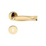 Ιταλικό Επίχρυσο Πόμολο με ροζέτα Fish Crystal με Swarovski® crystals 053 - Image 3