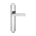 Ιταλικό Vintage Πόμολο Glamor Χρώμιο με Πλάκα 071