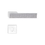 Ιταλικό Χρώμιο Ματ Πόμολο με ροζέτα Loft Zincral Mesh με Swarovski® crystals 085