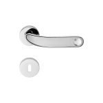 Ιταλικό Χρώμιο Πόμολο με ροζέτα Point Crystal με Swarovski® crystals 101 - Image 2