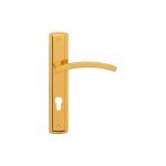 Ιταλικό Επίχρυσο Πόμολο με Πλάκα Profilo Mesh με Swarovski® crystals 104