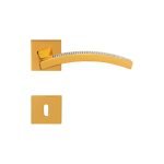 Ιταλικό Επίχρυσο Πόμολο με ροζέτα Profilo Mesh με Swarovski® crystals 105