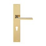 Ιταλικό Επίχρυσο Πόμολο Sintesi Mesh με Πλάκα με Swarovski® crystals 129