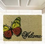 ΠΑΤΑΚΙ ΕΙΣΟΔΟΥ ΚΟΚΟΦΟΙΝΙΚΑ BUTTERFLYWELCOME SL8624 40X60