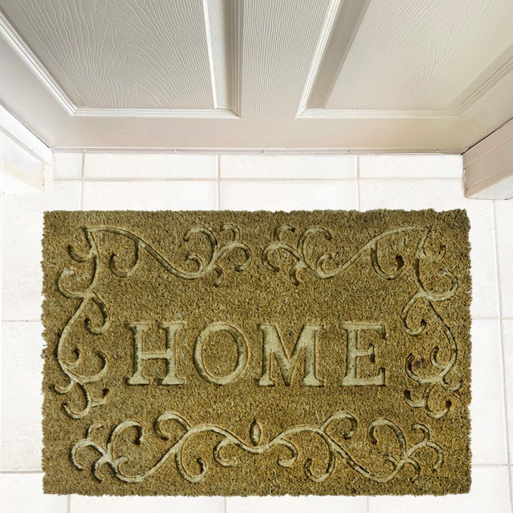 coir-doormat-home-sl8577-40x60-8577-1 ΠΑΤΑΚΙ ΕΙΣΟΔΟΥ ΚΟΚΟΦΟΙΝΙΚΑ HOME-1 SL8577 40X60 - Image 1