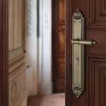 Ιταλικό Vintage Πόμολο Aida Μπρονζέ Ματ με Πλάκα 005 - Image 2