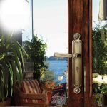 Ιταλικό Vintage Πόμολο Daisy Μπρονζέ Ματ με Πλάκα 041 - Image 2