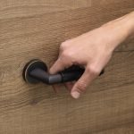 Ιταλικό Πόμολο Grip Pelle με ροζέτα σε Μπρονζέ 088 - Image 2