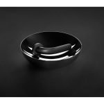 Ιταλικό πόμολο Point με ροζέτα σε Μάυρο Ματ 127