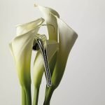 Ιταλικό Χρώμιο Πόμολο Spirit Mesh με Πλάκα με Swarovski® crystals 144 - Image 2