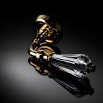 Ιταλικό Επίχρυσο Πόμολο με ροζέτα Veronica με Swarovski® crystals 046 - Image 2