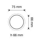 Ιταλικό Vintage Σταθερό Πόμολο Aisha French gold 014 - Image 2