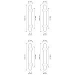 Ιταλική Vintage Λαβή Arte Μπρονζέ Ματ 028 - Image 2