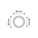 Ιταλικό Επίχρυσο Σταθερό Πόμολο Crystal με Swarovski® crystals 033 - Image 2